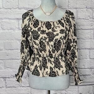 NWT Do & Be peplum blouse